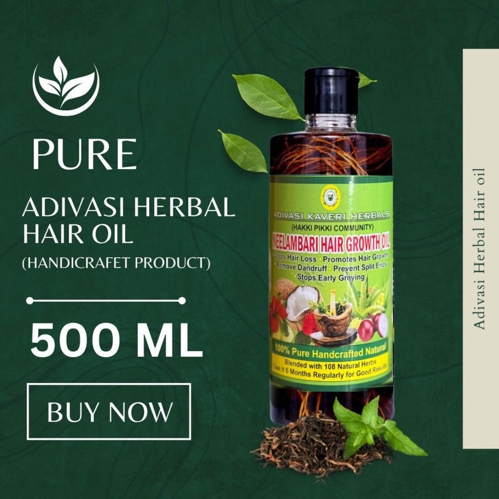 Adivasi Hair Oil – 100% Natural Herbal Hair Growth Solution